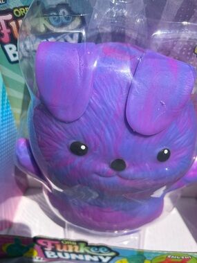 Funkee Bunny Rabbit Squish Toy - Purple Pink